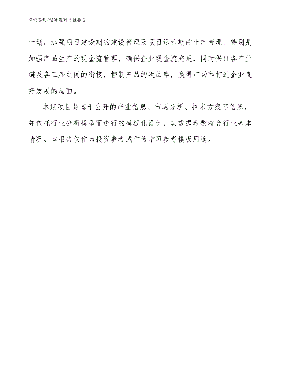 溜冰鞋可行性报告【模板范本】_第3页