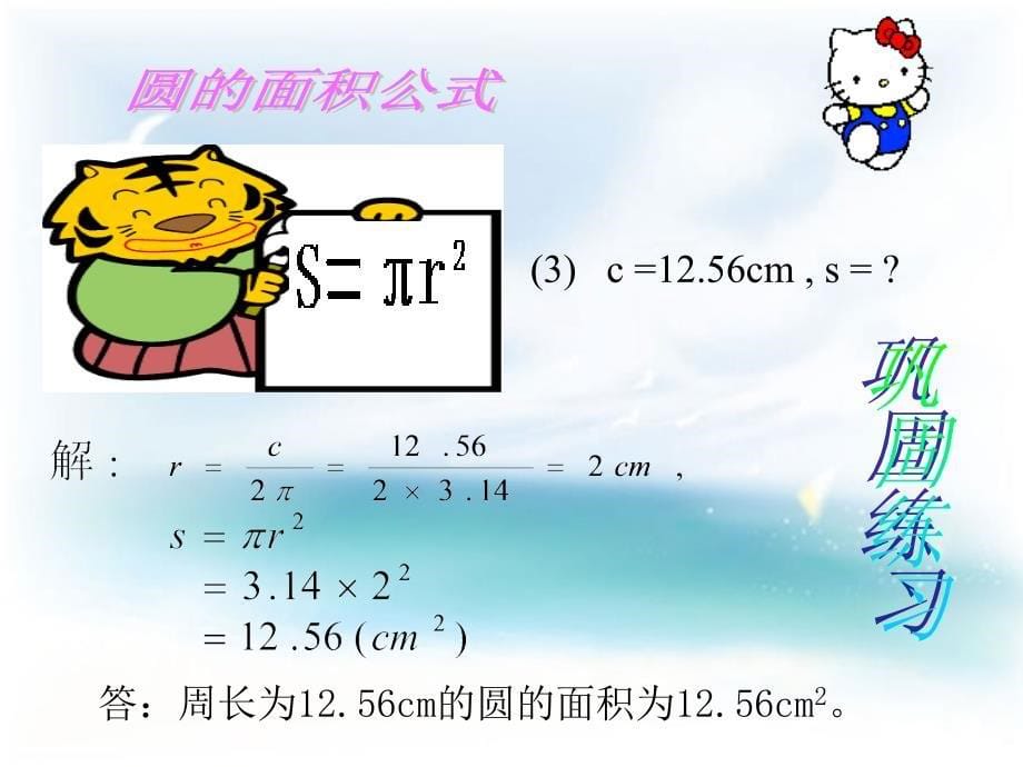 圆的面积第2课_第5页
