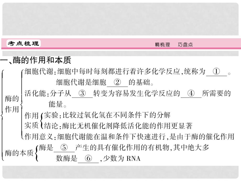 高考生物一轮复习 151 降低化学反应活化能的酶精品课件 新人教版_第4页