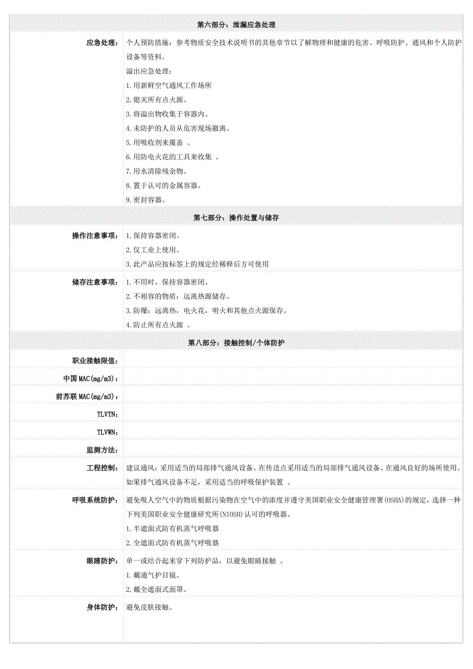 玻璃清洁剂-MSDS_第2页