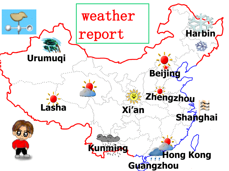 五年级英语下册Unit5What’stheWeatherlikeToday课件4陕旅版_第3页