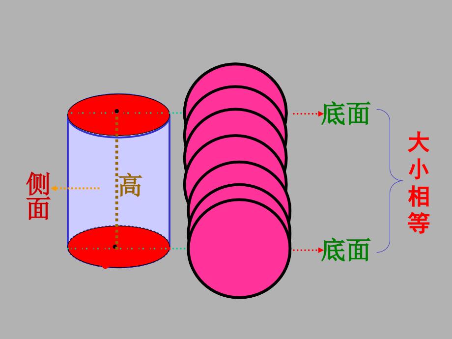 (人教版)六年级数学下册_圆柱体的认识_第3页