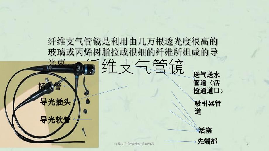 纤维支气管镜清洗消毒流程课件_第2页