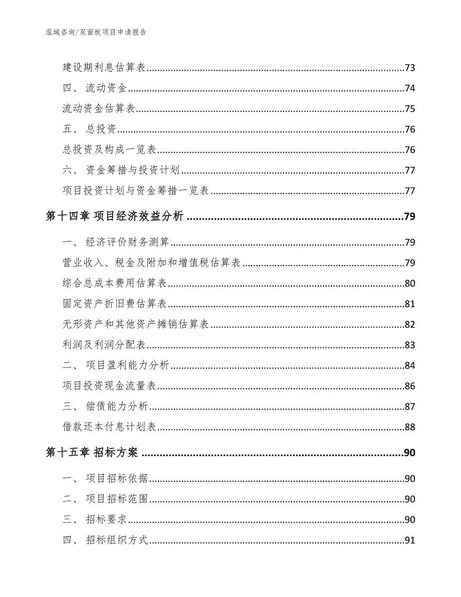 双面板项目申请报告_第5页