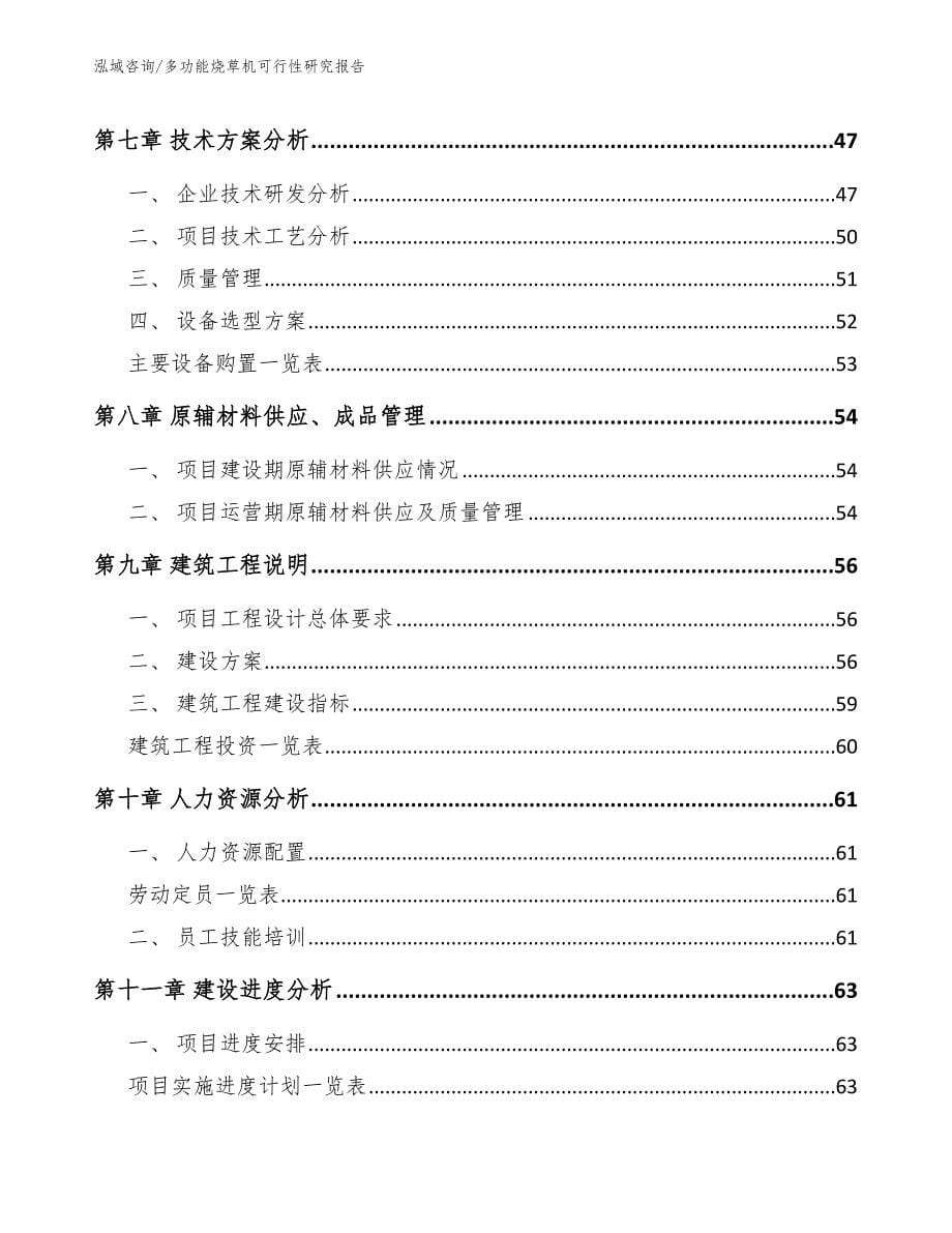 多功能烧草机可行性研究报告【模板范文】_第5页