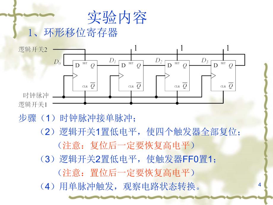 移位寄存器原理实验报告优秀课件_第4页