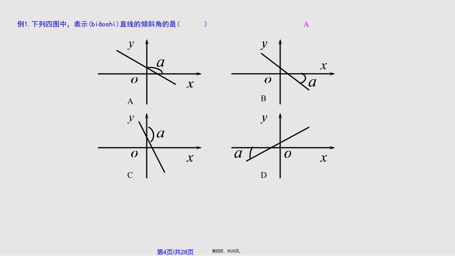 311直线的倾斜角和斜率12解析实用教案_第4页