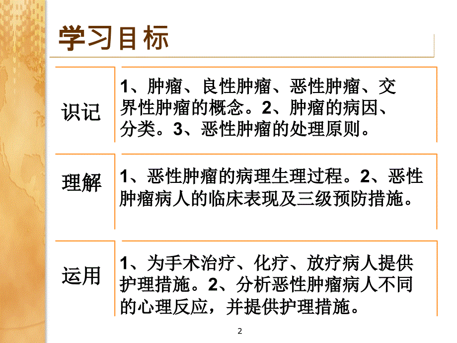 肿瘤病人的护理知识课件_第2页