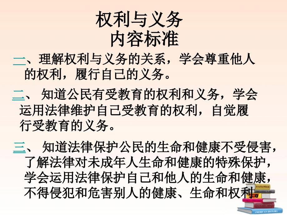 八年级政治下册权利和义务复习课件人教新课标版_第3页