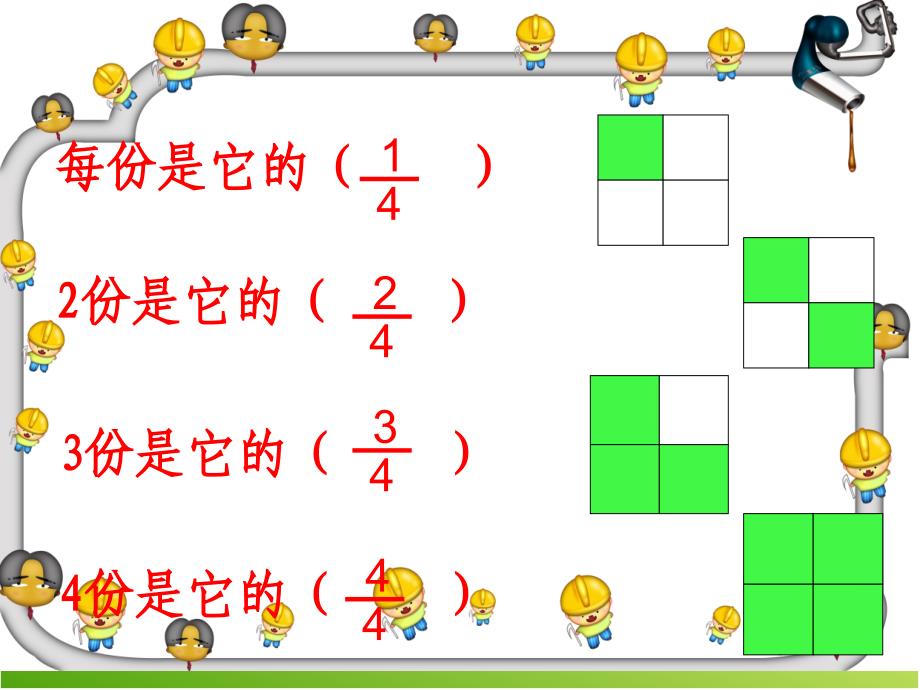 三年级上册数学课件－第8单元第1节第2课时几分之几∣人教新课标 (共17张PPT)_第4页