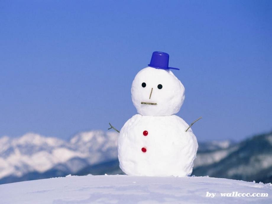 人教版小学语文一年级上册雪地里的小画家课件_第1页