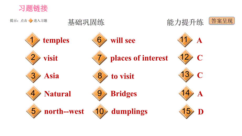 牛津沪教版七年级上册英语习题课件 Unit6 课时4 Listening &amp; Speaking_第2页