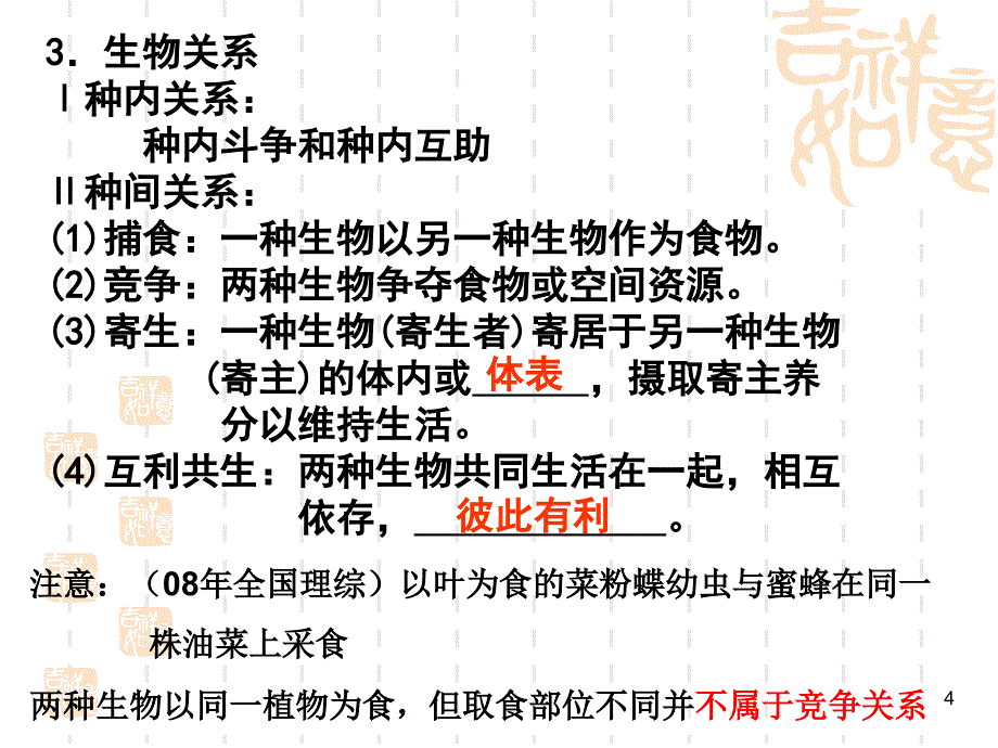 生物2013年高考复习课件：必修3-第4章-第3、4节-群落的结构与演替_第4页