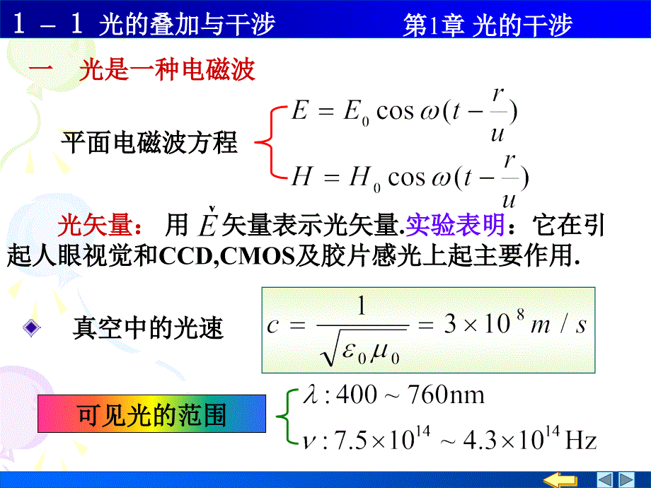 光学课件：1-1光的叠加与干涉_第1页