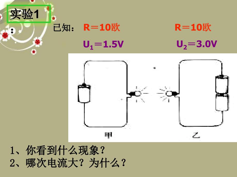 浙江省永嘉县大若岩镇中学八年级科学上册《4-7电流、电压和电阻的关系》课件 浙教版_第2页