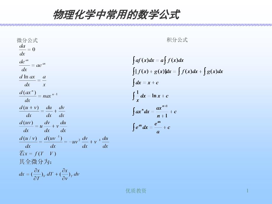 第一章热力学第一定律和热化学基础教学_第1页