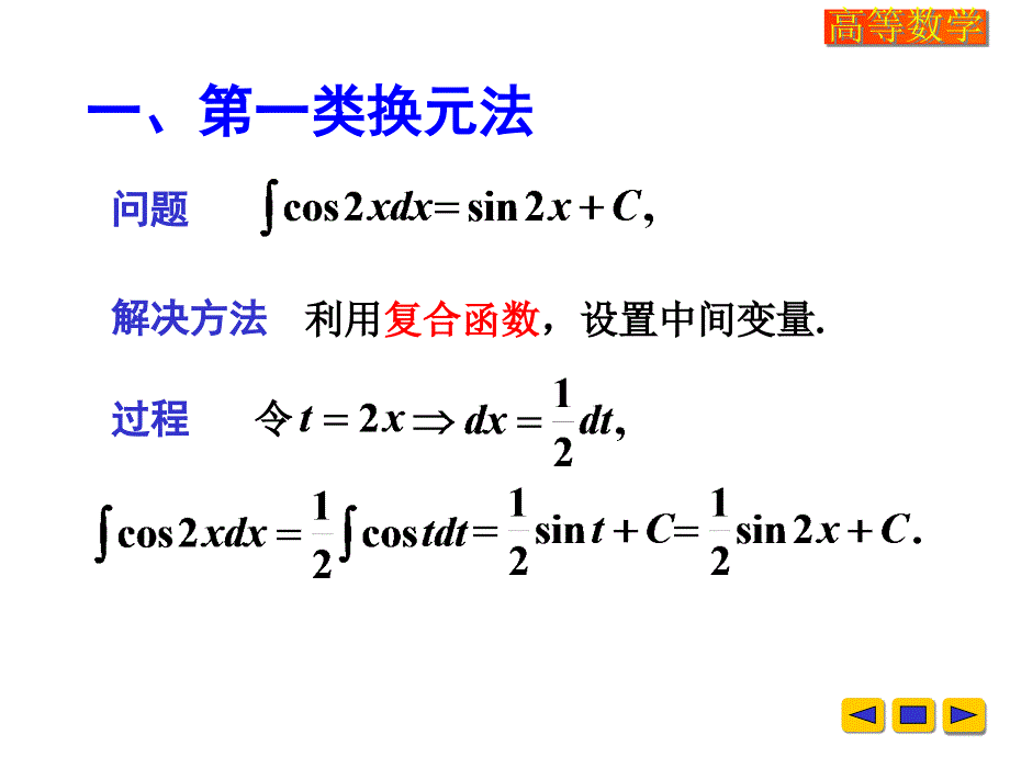 高等数学课件：v-4-2换元积分法_第2页