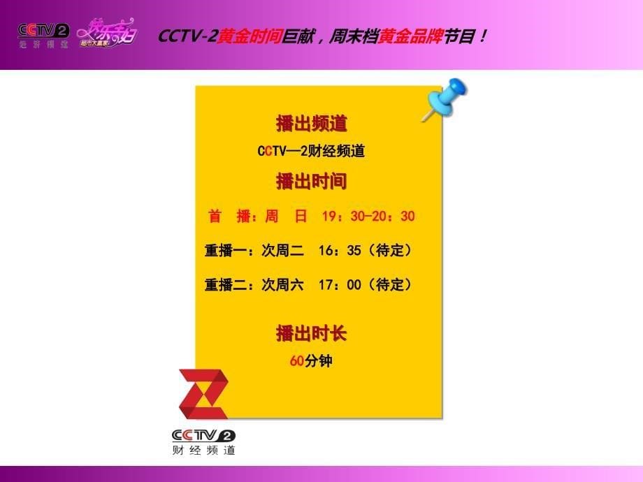 【广告策划PPT】CCTV2家总动员合作招商方案_第5页