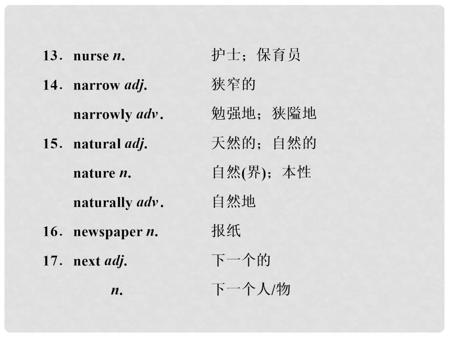 高考英语一轮复习 分餐化素养积累 第十五周课件_第4页