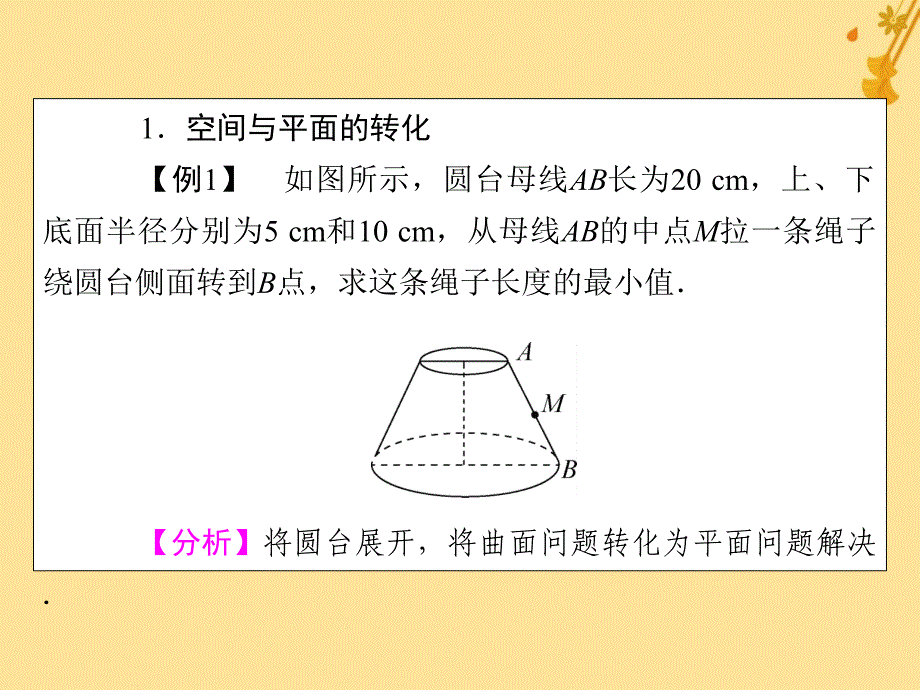 高中数学第一章空间几何体章末归纳整合课件新人教A版必修2_第4页