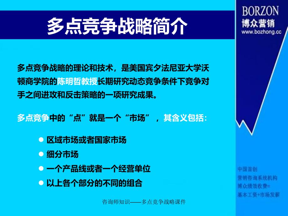 咨询师知识——多点竞争战略课件_第3页