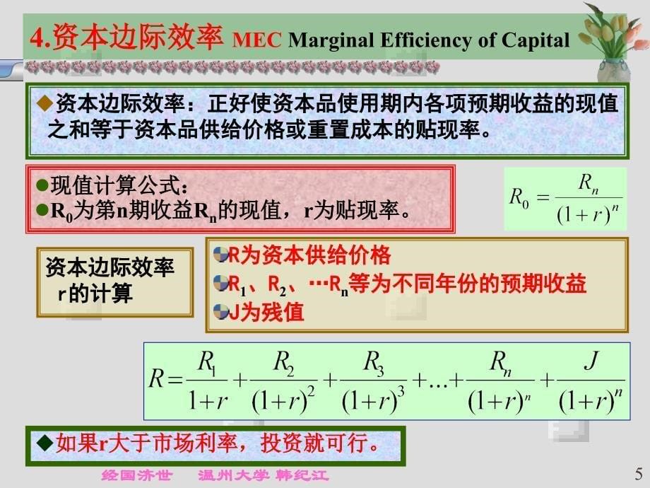 第十四章产品市场和货币市场的一般均衡高鸿业-宏观经济学温州大学韩纪江_第5页