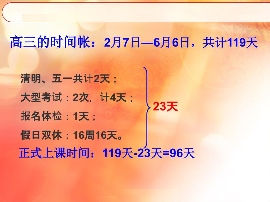 【超实用】高三（17）班《高三下期新年后开学第一次班会》主题班会（31张PPT）课件_第4页