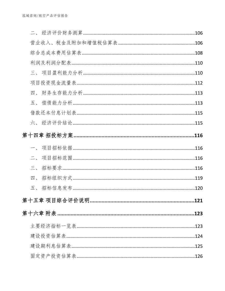 航空产品评估报告（范文参考）_第5页