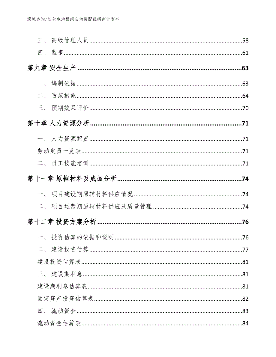 软包电池模组自动装配线招商计划书_第4页