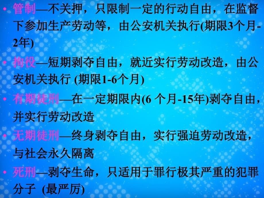 七年级政治下册法律雷池不可越课件粤教版课件_第5页