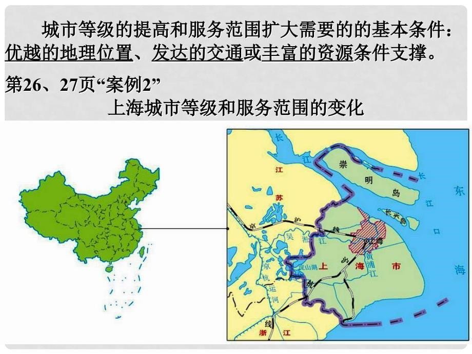 高中地理不同等级城市的服务功能3课件人教版必修2_第5页