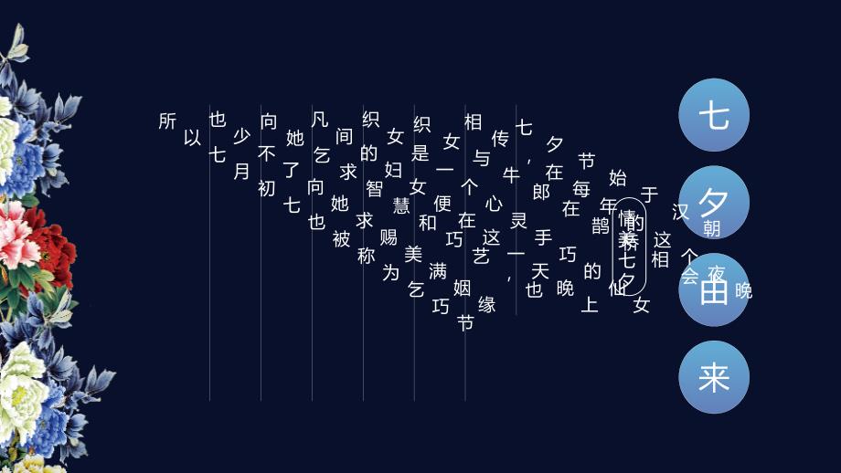 七夕节节日介绍PPT课件模板_第4页