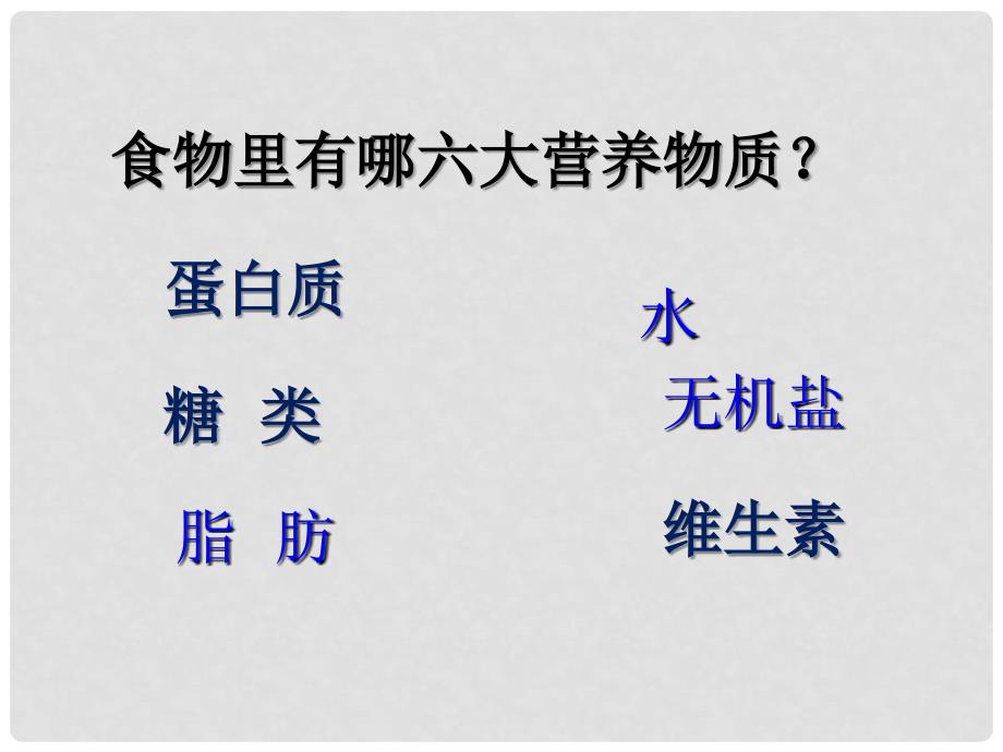 吉林省长市七年级生物下册 4.2.2消化和吸收课件1 新人教版_第1页