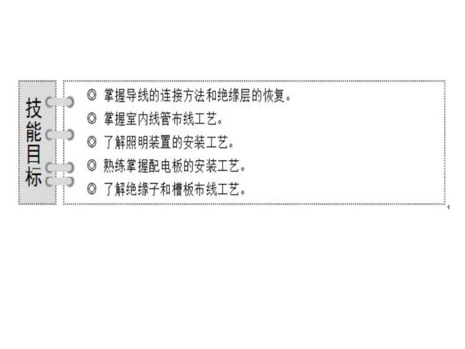 电工技能实训项目五基本电气照明线路的敷设图文.ppt_第2页