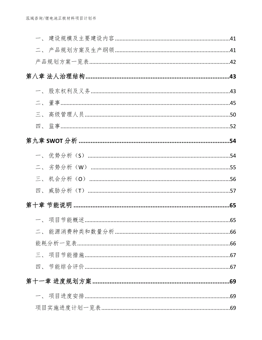 锂电池正极材料项目计划书参考模板_第3页