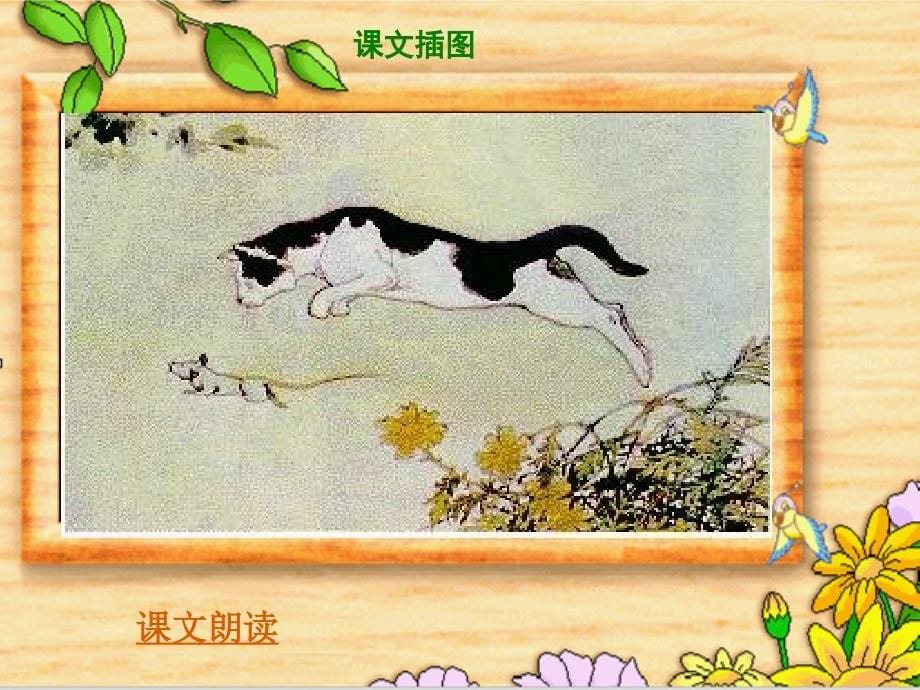 人教版四年级语文上册第四单元15课《猫》课件_第5页