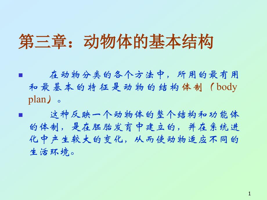 动物体的基本结构课件_第1页