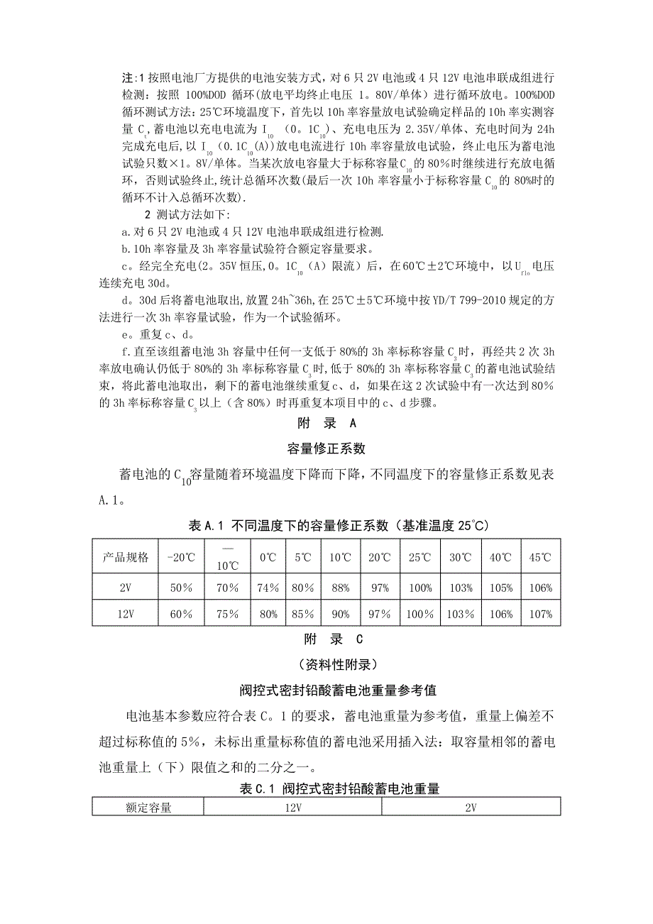 普通型阀控式密封铅酸蓄电池质量检测标准_第4页