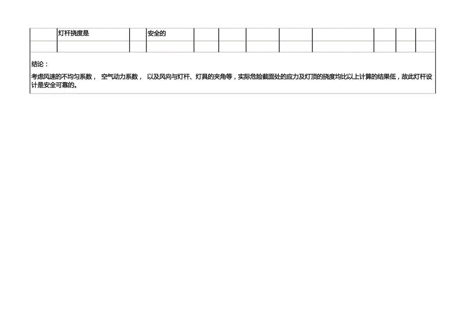 路灯强度校核和基础强度校核计算表_第4页