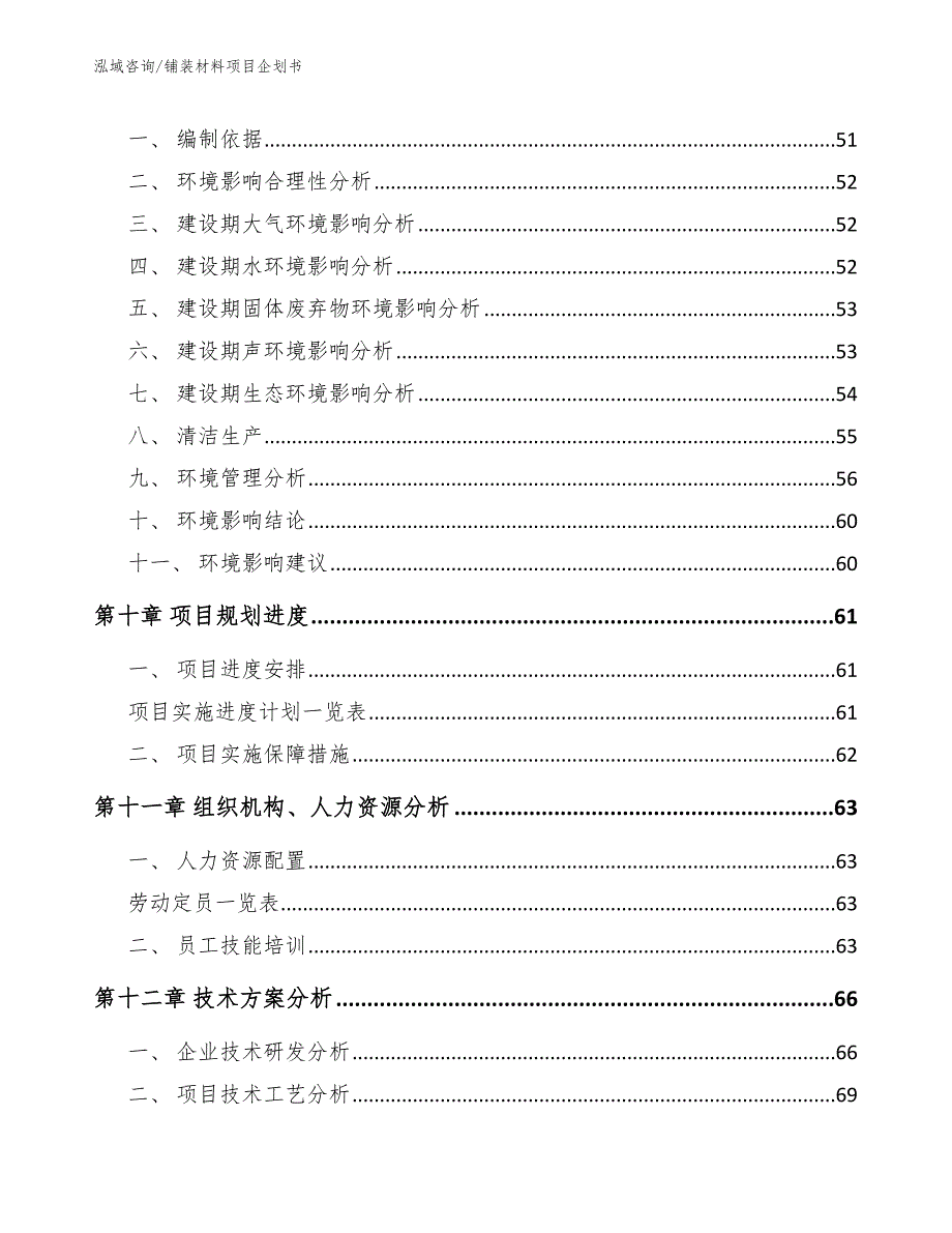 铺装材料项目企划书（模板）_第4页