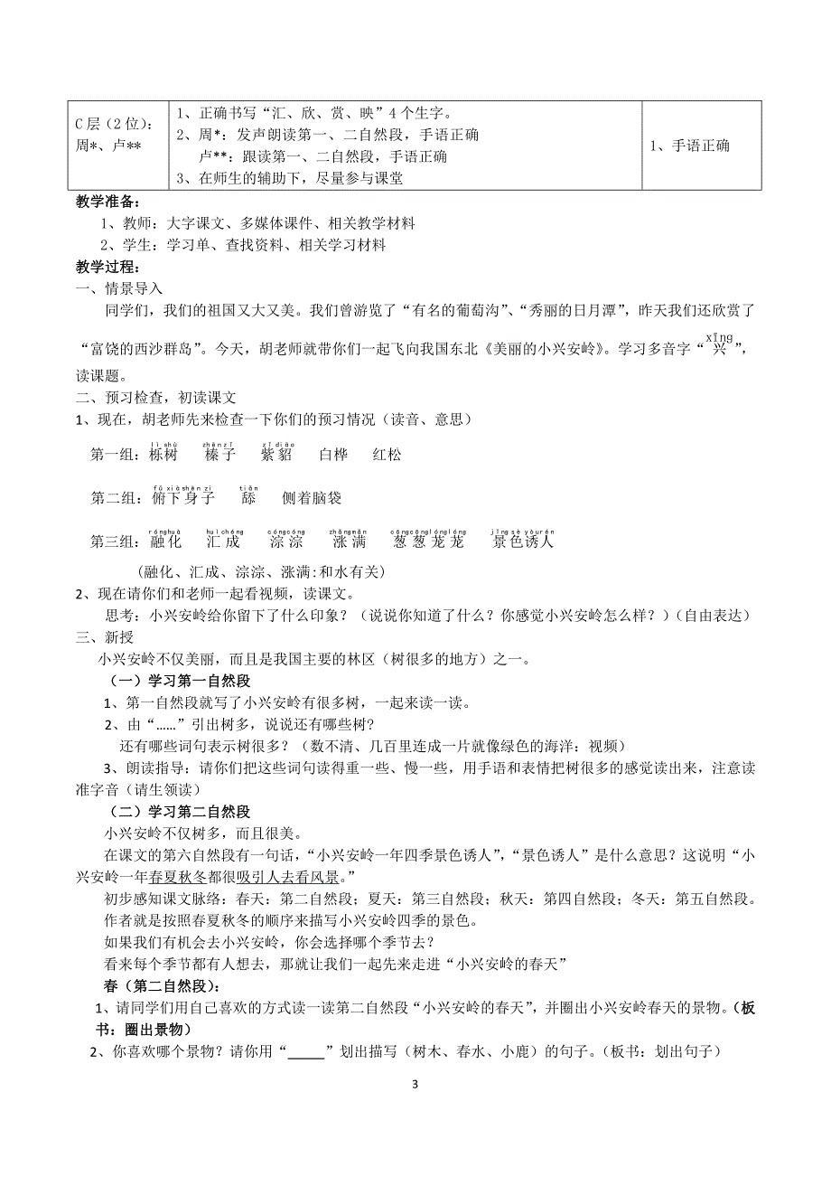 美丽的小兴安岭4公开课_第3页