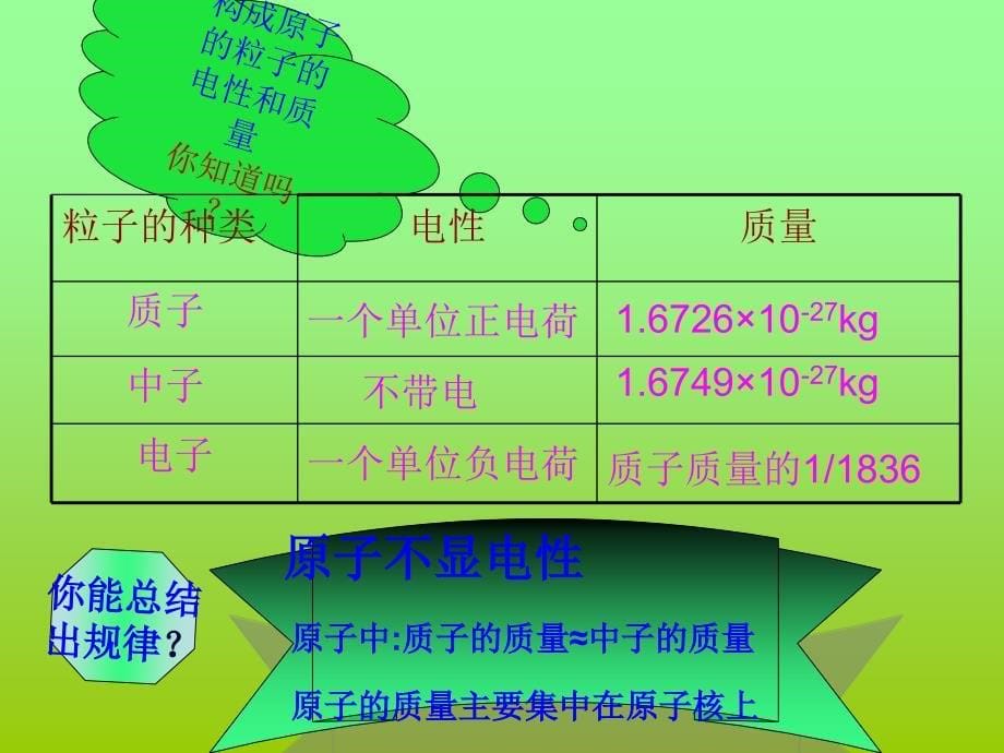 九年级化学原子的结构_第5页