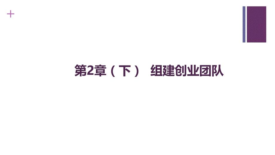 组建创业团队(PPT72页)