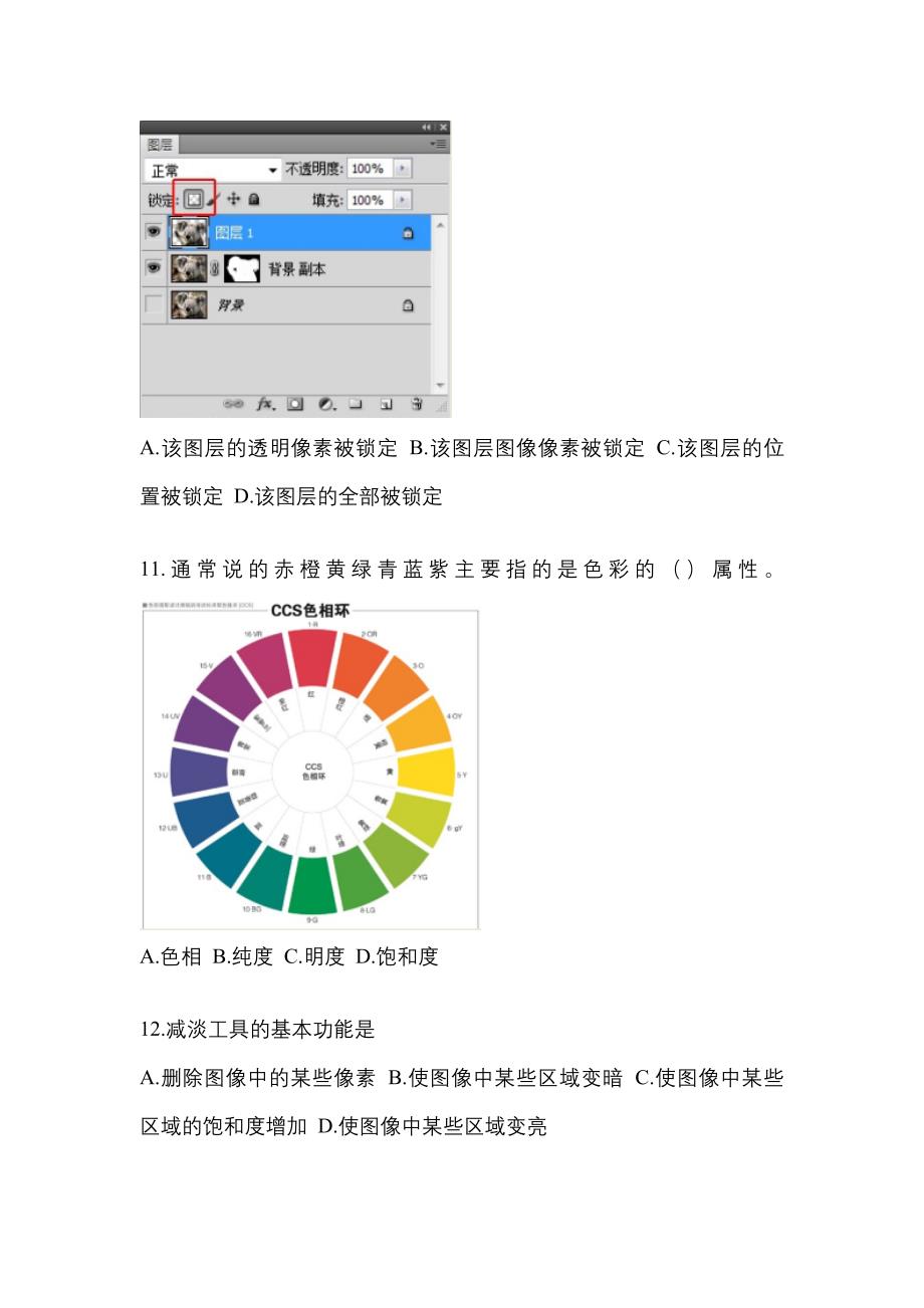 2021-2022年四川省达州市全国计算机等级考试计算机基础及Photoshop应用_第3页