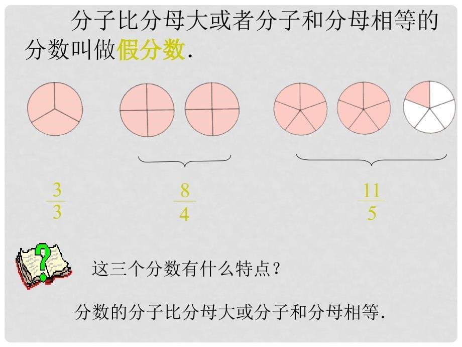 五年级数学下册 真分数和假分数课件 苏教版_第5页