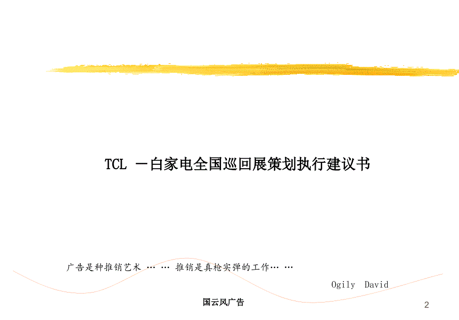 tc——白家电全国巡回展的的策划执行建议书_第2页