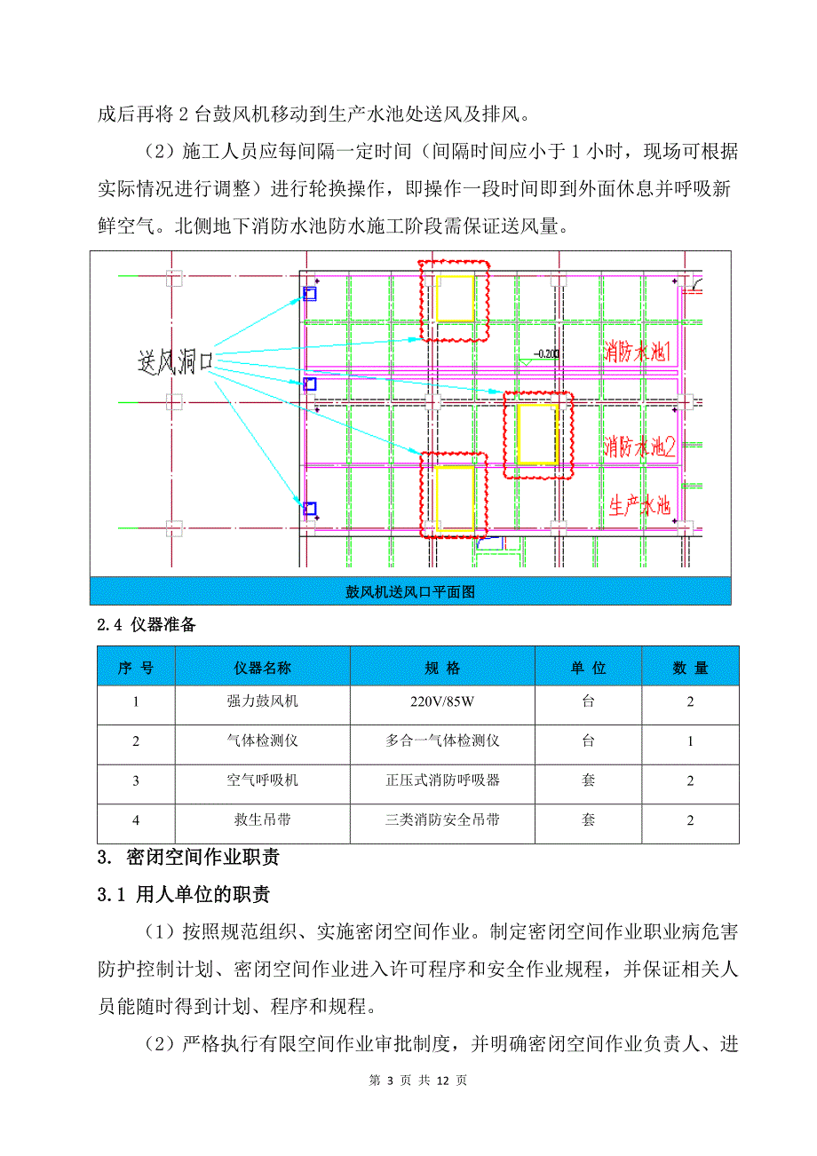 建筑施工密闭空间施工方案_第3页