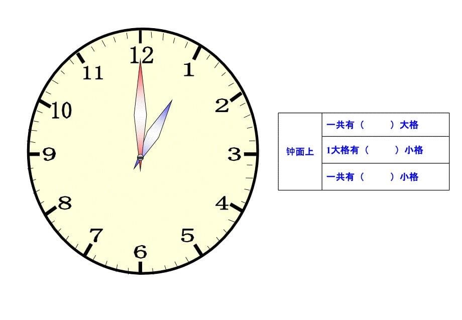 人教版小学数学二年级上册《认识时间》PPT课件_第5页