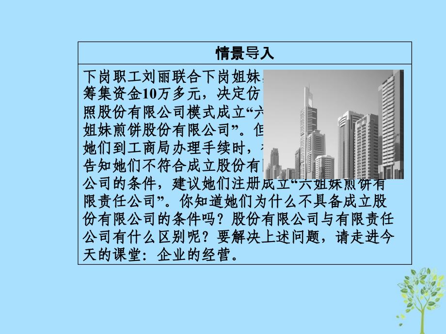 高中政治第二单元生产劳动与经营第五课企业与劳动者第一框企业的经营课件新人教版必修1_第3页