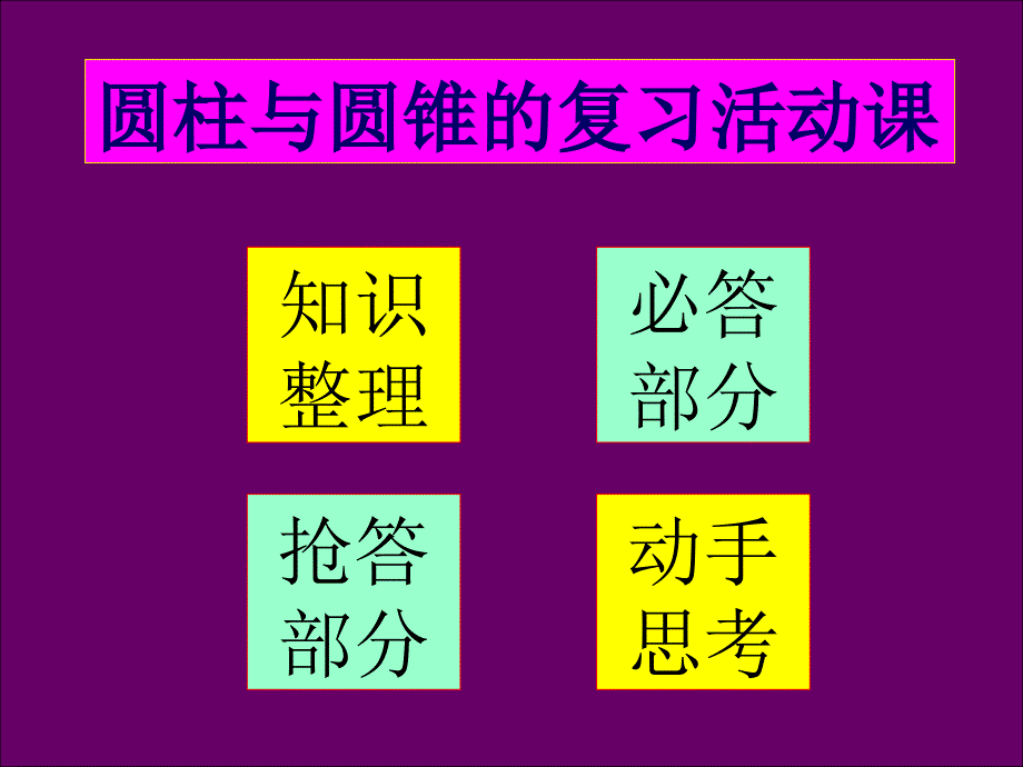 圆柱与圆锥的复习活动课_第4页